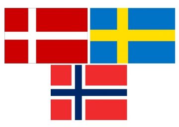 Denmark, Norway, Sweden