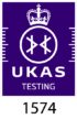 UKAS ISO 17025 Testing 1574